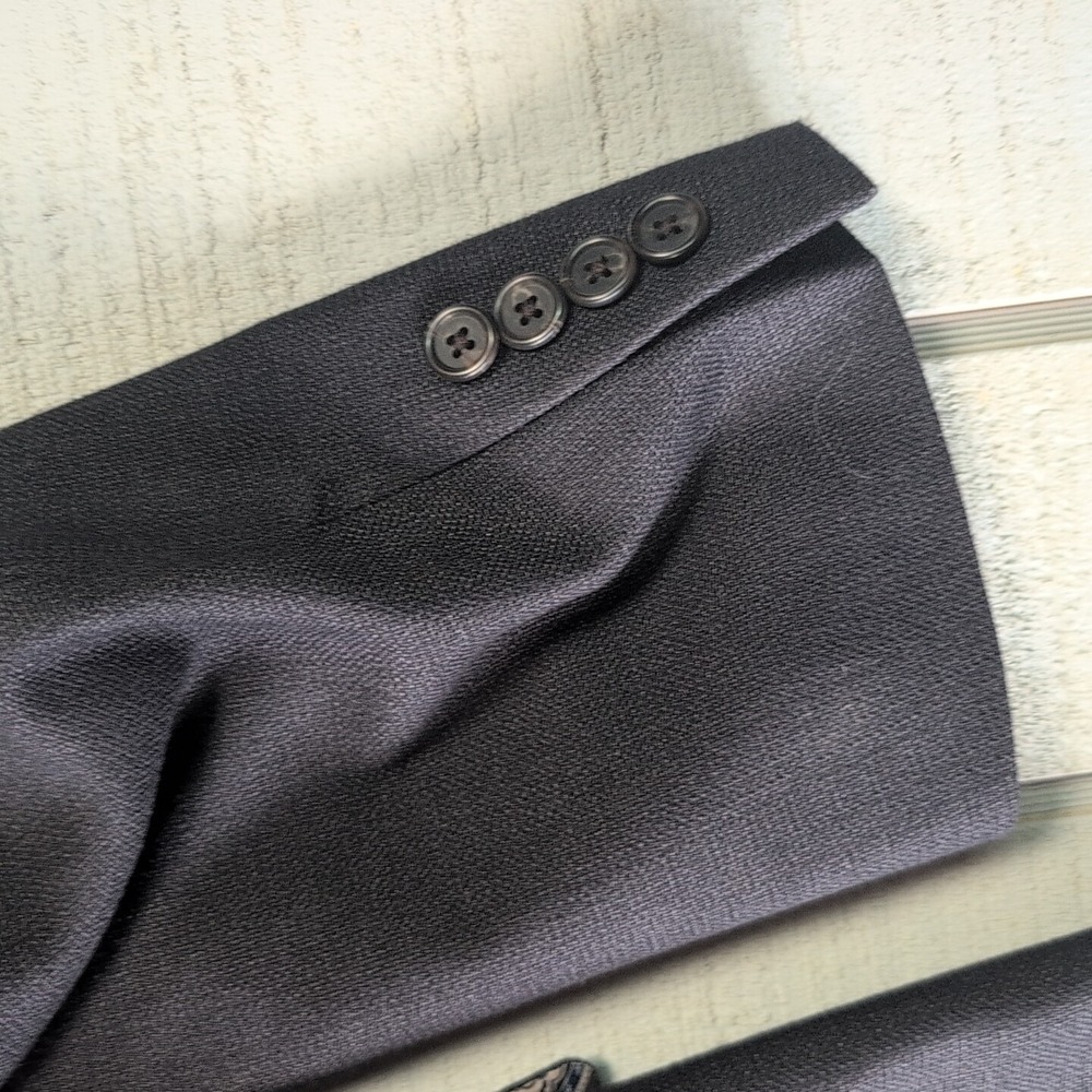 Lauren Ralph Lauren Polo Dress Blazer Men's Size 42 S Grey Button Suit - Picture 9 of 11